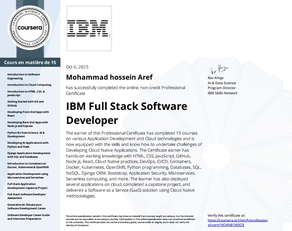 IBM Full_Stack_Software_Developer